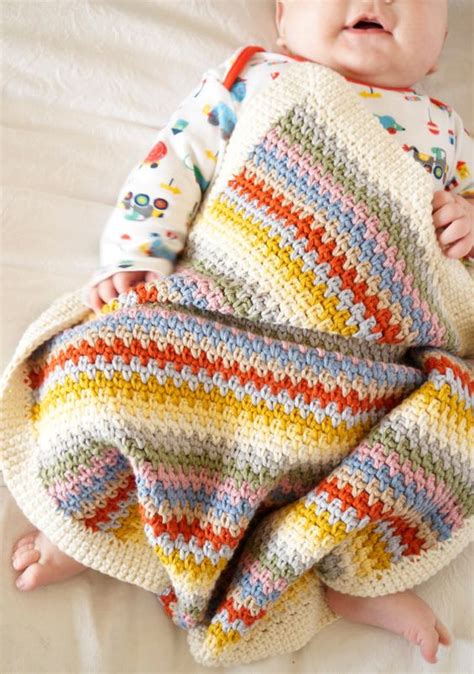 8 Crochet Baby Blanket Patterns Free Knitting Patterns Handy Little Me