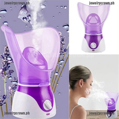 Crown Facial Face Steamer Deep Cleanser Mist Steam Sprayer Spa Skin Vaporizer Ph Shopee