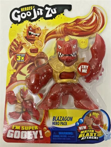 Heroes Of Goo Jit Zu Water Blast Hero Pack Blazagon Gooey Action Figure