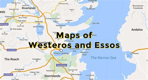 Maps Of Westeros And Essos Game Of Thrones Modern Maps — Mongolife