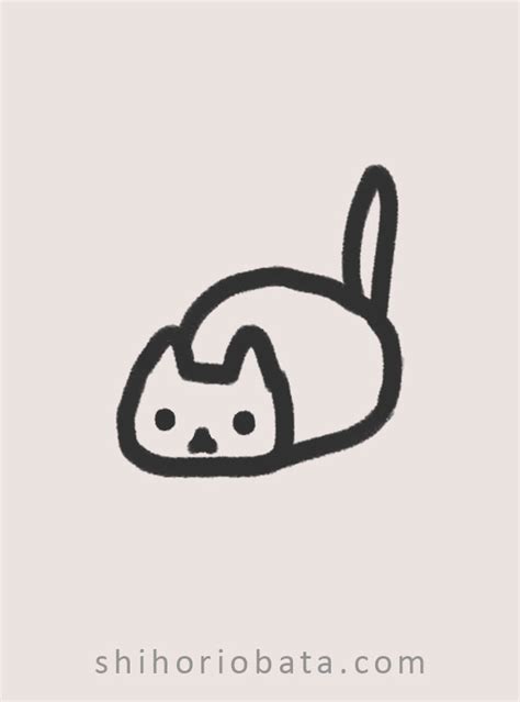 23 Easy Cat Drawing Ideas Cute Easy Doodles Funny Doodles Little