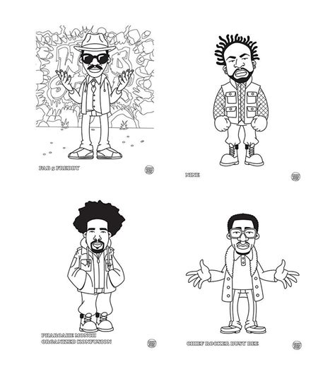 Hip hop coloring book East Coast edition – Artoyz