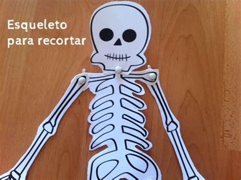 Esqueleto Recortable Halloween Hoy Os Traemos Un Diy De Halloween Muy