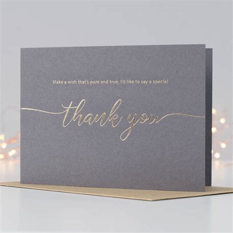 What to say in a thank you card. Make A Wish To Say Thank You Card By Make A Wish Candle Company | notonthehighstreet.com