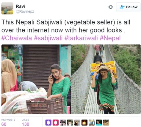 kusum shrestha teen nepali veg seller shoots to fame online bbc news