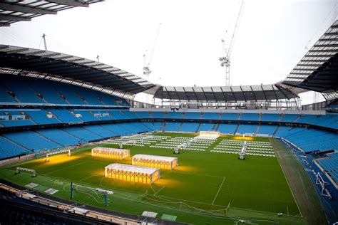 Inside Manchester Citys Etihad Stadium Exclusive Images From Behind