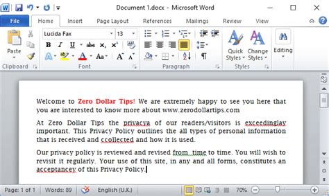 By default, ms word underlines every grammatical error as you write your document. How to Remove Red Underline in Word 2013 / 2010 / 2007