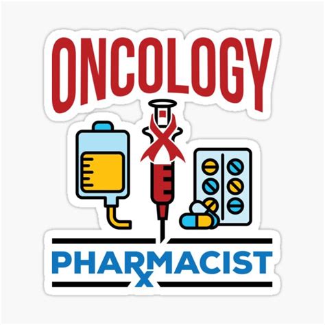 Oncology Pharmacist Cancer Pharmacy Team Sticker For Sale By Jaygo