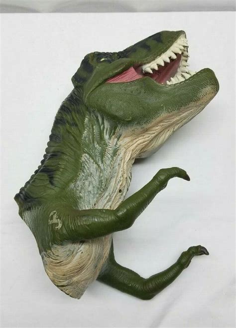 Vintage Jurassic Park The Lost World T Rex Dinosaur Hand Puppet