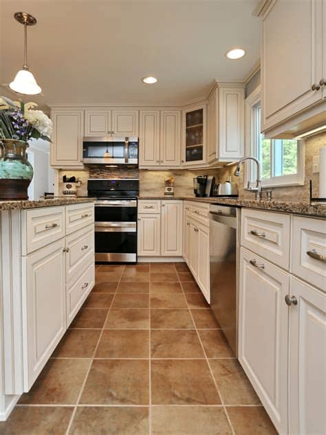 Don't forget to download this kitchen floor tile ideas with white cabinets for your home improvement reference, and view full page gallery as well. Have You Ever Seen a Canterbury Kitchen?