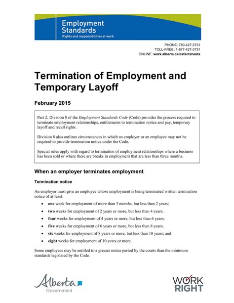 Prior to terminating your employee, be sure to review all associated documentation. Termination of Employment and Temporary Layoff