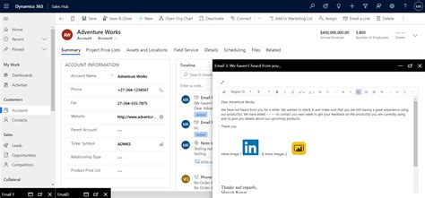 Dynamics 365 Enhanced Email Experience In Model Driven Apps