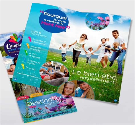 Information on campsites, itineraries, wild camping, and much more! CAMPING DU MONT NOIR identité visuel - Allegory