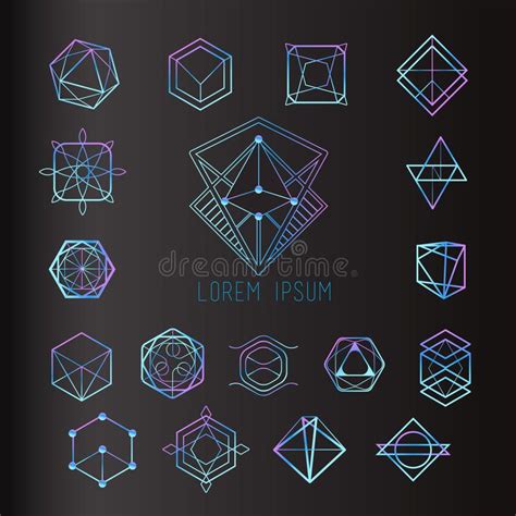 Sacred Geometry Forms Shapes Of Lines Logo Sign Symbol Ad