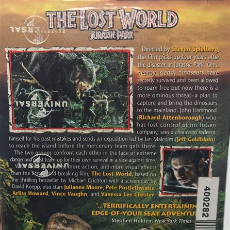 Mavin Vtg 1997 Nos Jurassic Park Ii The Lost World Vhs Tape