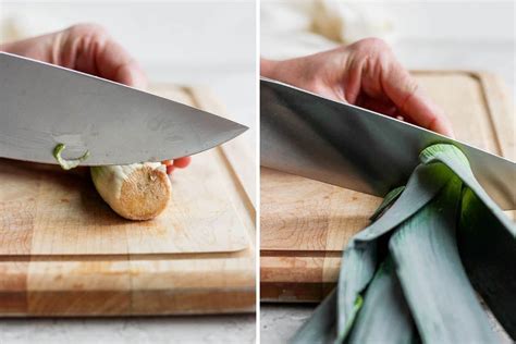 How To Cut Leeks Step By Step Tutorial Feelgoodfoodie