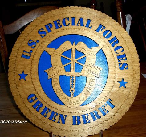 Special Forces Green Beret Wall Tribute