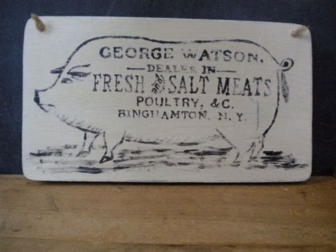 Vintage Pig Sign Graphics Fairy Pig Sign Kitchen Sign Etsy