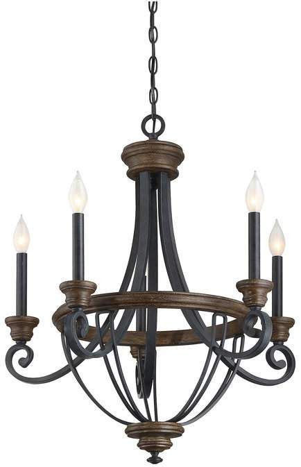 Would look stunning in any size room. Laurèl Foundry Modern Farmhouse Nanteuil 5-Light Empire ...