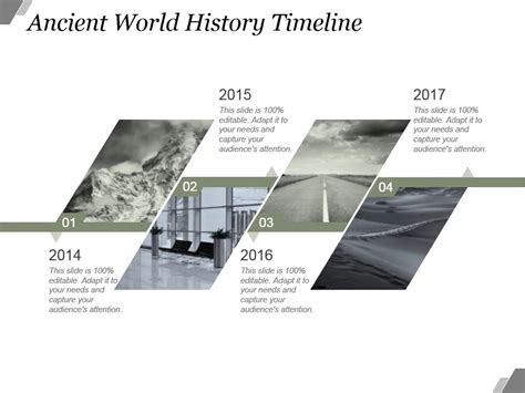 Ancient World History Timeline Sample Of Ppt Powerpoint Templates