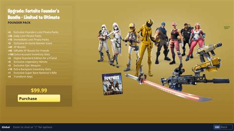 Let Existing Founders Upgrade Their Packs Rfortnite 42 Off