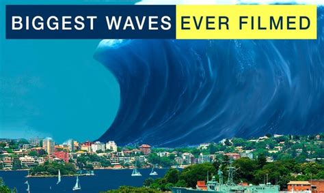 Biggest Waves Ever Filmed Tsunami Storm Surf Typhoon