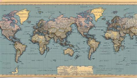 Miller Projection Geopolitical World Map Of Strangereal Stable Diffusion