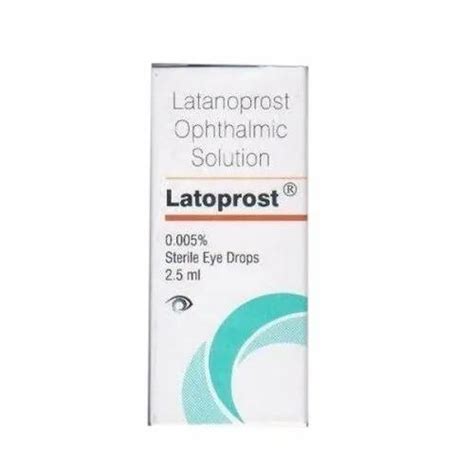 Latoprost Allopathic Latanoprost Ophthalmic Solution Packaging Size 25 Ml At Best Price In Pune