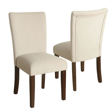 Cream Velvet Parsons Chairs Set Of 2 Kirklands Dining Chairs