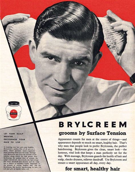 Brylcreem Hair Tonic Vintage Classic Magazine Advert Barber 11x14