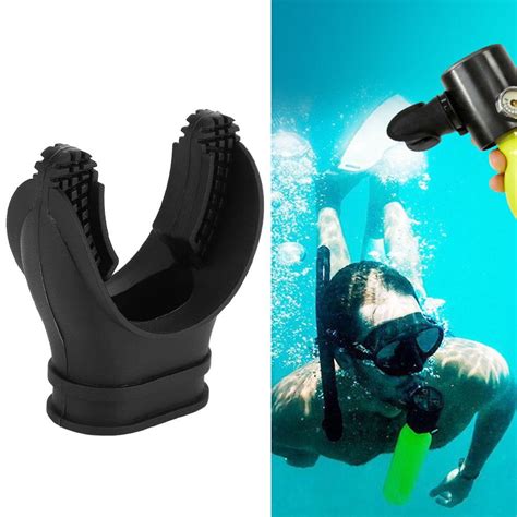OTVIAP Scuba Dive Snorkel Silicone Bite Mouthpiece Mouth Piece Diving