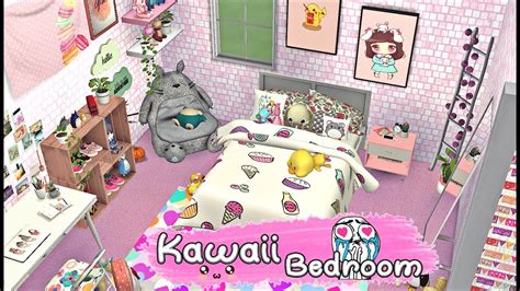 Sims 4 Kids Bedroom Awesome Sims 4 Kawaii Bedroom Room Build Custom