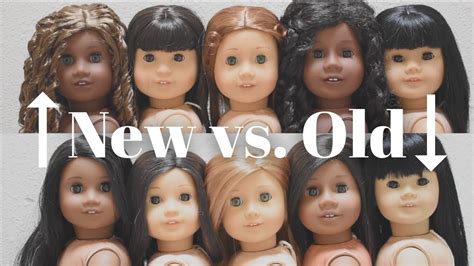 How American Girl Doll Face Molds Have Changed Before And After