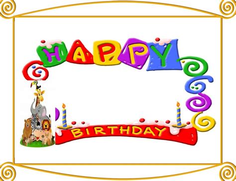 Happy Birthday Card Clipart Clip Art Library