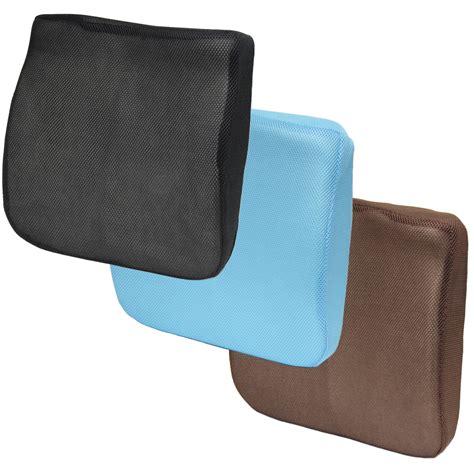 You work long hours and are searching for the best desk chair cushion for your office. 3D MESH MEMORY FOAM SEAT CUSHION/LOWER BACK LUMBAR SUPPORT ...