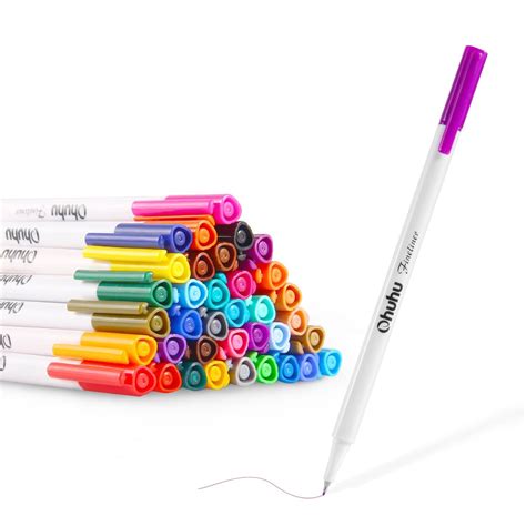 Buy Fineliner Pens Ohuhu 72 Colors Fine Tip Colored Writing Drawing