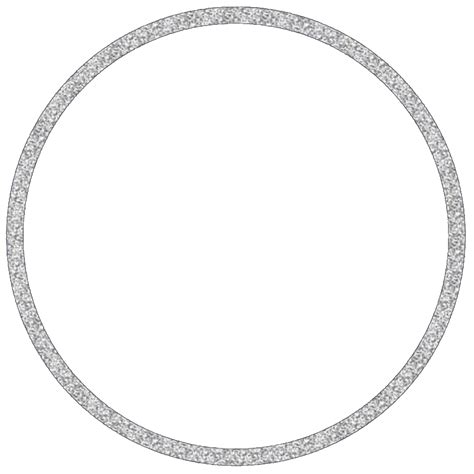 circle silver silvercircle glitter frame circleframe... png image