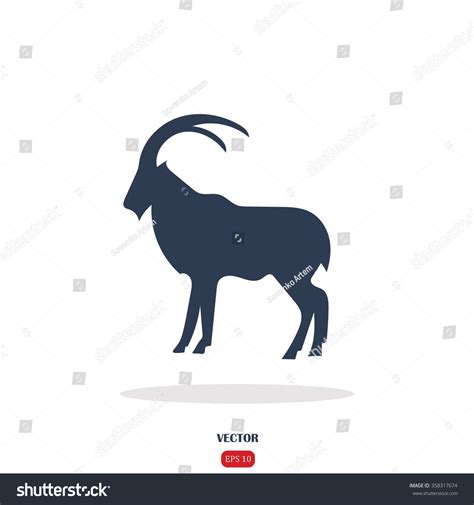 Goat Icon. Goat Icon Vector. Goat Icon Illustration. Goat Icon Web. Goat Icon Eps10. Goat Icon 