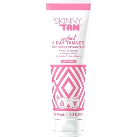 Skinny Tan Instant 1 Day Tanner Medium 100ml Compare Prices Where