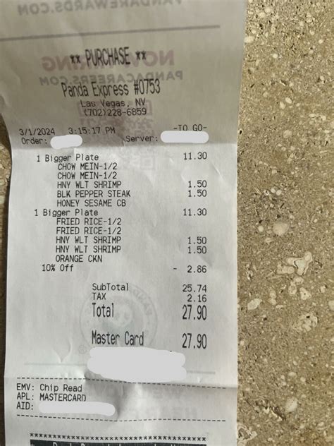 Food Safety Report: Panda Express, West Lake Mead Boulevard, Las Vegas
