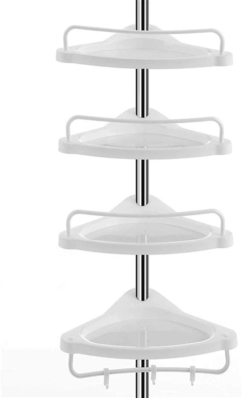 Feb 28, 2021 · a large corner shelf with room for all the bottles and other odds and ends that live in your bathroom. SONGMICS Adjustable Bathroom Corner Shelf, Telescopic ...