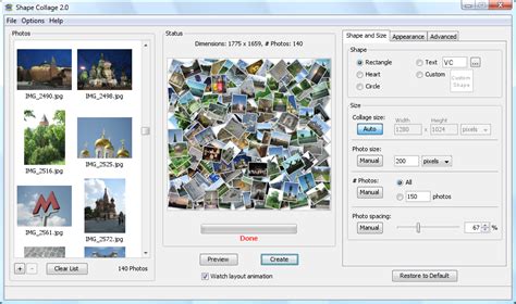 Ihre eigene fotocollage erstellen ist mittlerweile ganz leicht. Shape Collage - Help