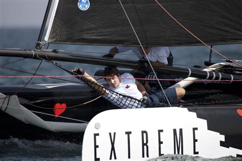 Antoine Joubert On Board The Sailing Yacht Zoulou On Day 1 At Muscat