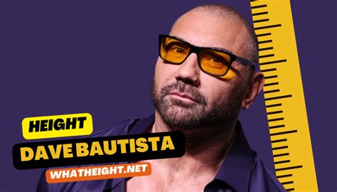What Is Dave Bautista Height Weight Age Net Worth Affairs Biography