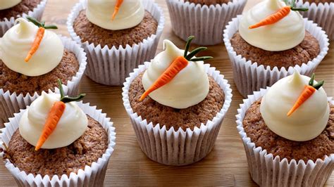 Carrot Cake Cupcakes Recipe Bbc Food