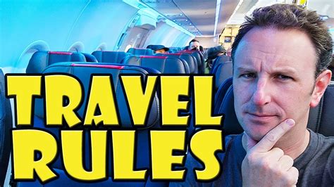 The 21 Unwritten Rules of Air Travel - YouTube
