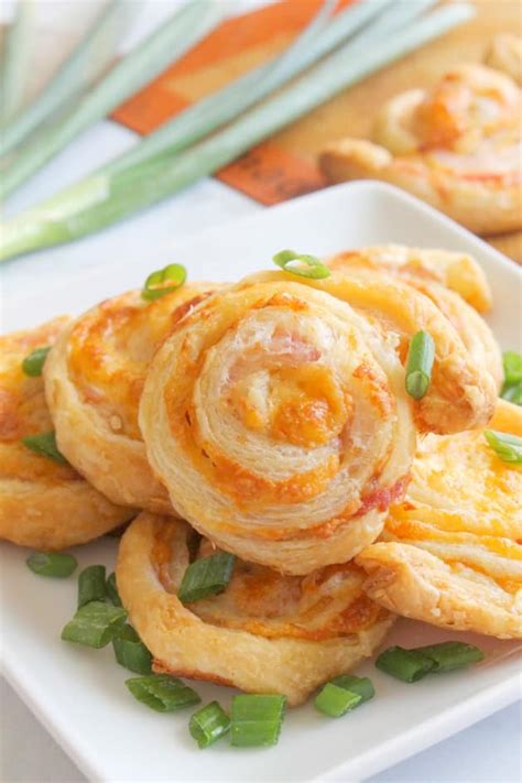 Bacon Cheddar Pinwheels Picture Food Fanatic