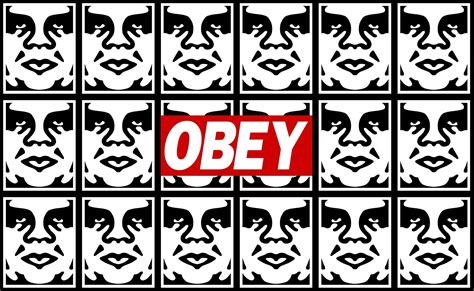 Obey Obey Graffiti Stencils
