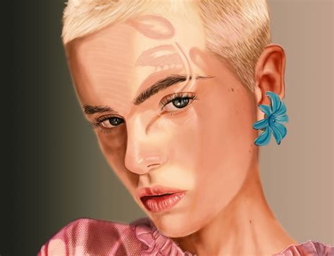 New Digital Painting Portrait By Aziza Shehata On Dribbble