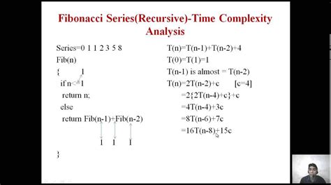 This function requires n recursive calls to calculate fibonacci number for n. Fibonacci series & comparision of time complexity ...
